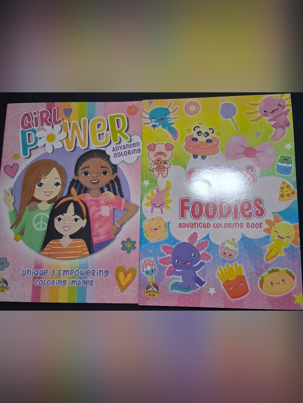 Set Of 2 New Girly Advanced Coloring Books